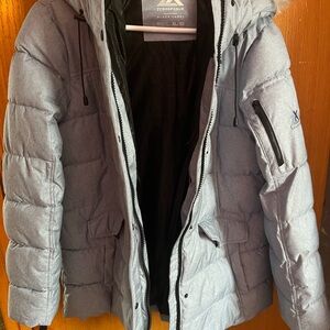 ZeroXposur women’s  Light Blue/Gray Puffer Jacket XL